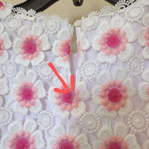 J. Crew floral crochet top S - Picture 7 of 7